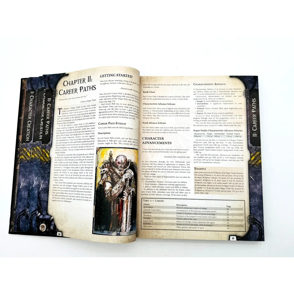 Warhammer 40K Rogue Trader Core Rulebook RPG Fantasy Flight Games 2009 RT01